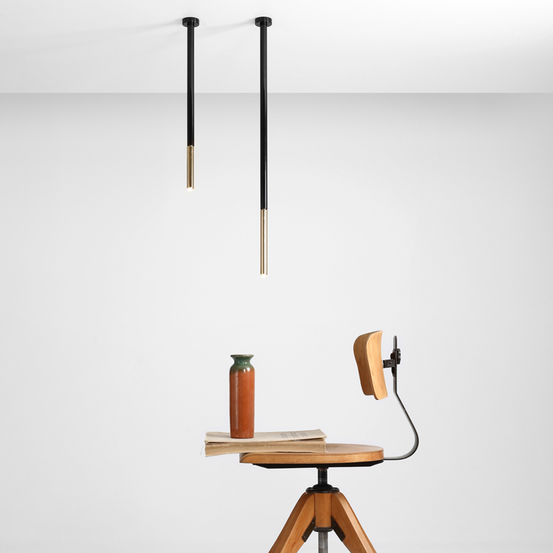 Lubinis šviestuvas STICK BLACK L